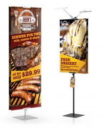Classic Banner Stands&trade;, Pole Pocket